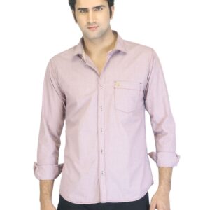 Basics Men Purple Shirt