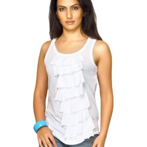 UCB Women Sleeveless White Top