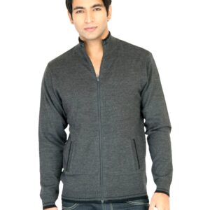 Turtle Solid Men Grey Sweaters
