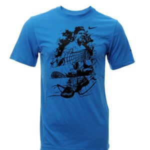 Nike Men As Rafa Ace T Blue T-Shirts