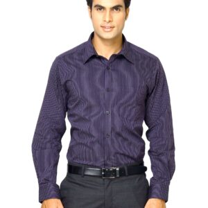 Indigo Nation Men Bling Purple Shirts