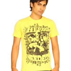 Guerrilla Men's Heroes Needed Yellow T-shirt
