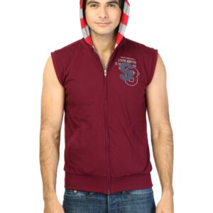 Status Quo Men Solid Maroon Sweatshirt