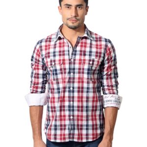U.S. Polo Assn. Denim Co. Men Red Check Shirt