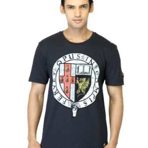 Puma Men Story Graphic Navy Blue T-shirt
