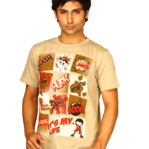 Inkfruit Men's Its My Life Light Brown T-shirt
