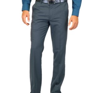 Indigo Nation Men Black self structure Black Trousers