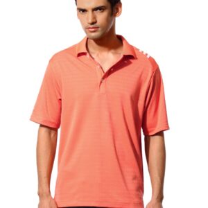 ADIDAS Men Vesta Peach Polo T-shirt