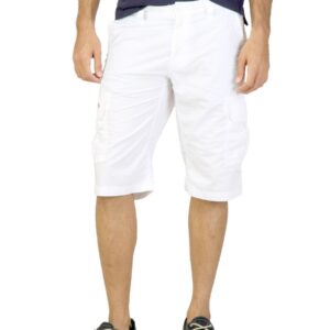 Status Quo Men Solid White Shorts