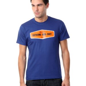 Myntra Men Blue Extreme-XXX-Diet T-shirt