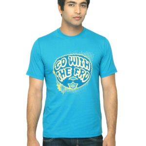 Mark Taylor Men Printed Blue T-shirt