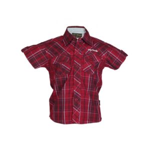 Doodle Kids Boy Check Red Shirt