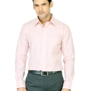 Mark Taylor Men Red Striped White Shirt