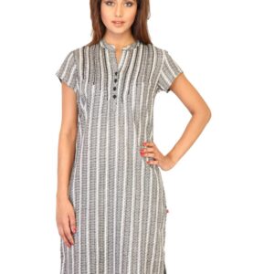 W Women Printed White Kurtas