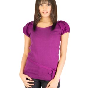 United Colors of Benetton Women Short Purple Tops