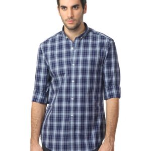 French Connection Men Navy Blue Shirt