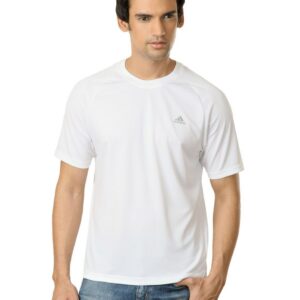 ADIDAS Men White T-shirt