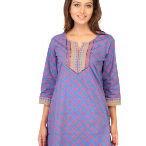 Aurelia Women Blue Kurti