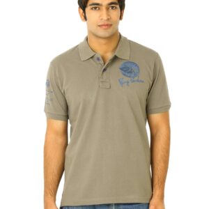 Flying Machine Men Grey Polo Tshirts