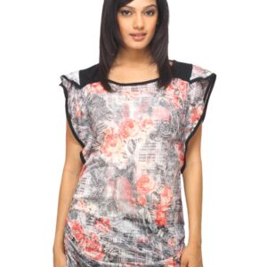 Sepia Women Printed Grey Tunic