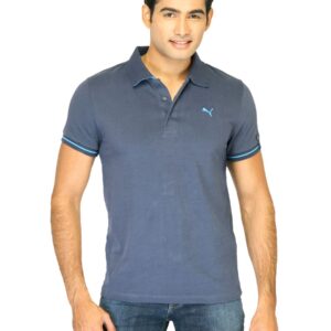 Puma Men Jersey Blue Polo Tshirts