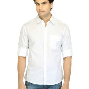 Wrangler Men Griffith White Shirt