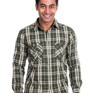 Lee Men Olive Green Shirt