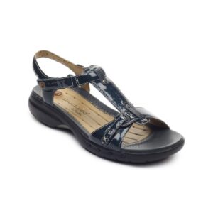 Clarks Women Navy Blue Handcrafted Leather Heels
