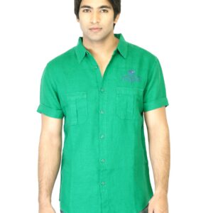 Spykar Men Green Shirt