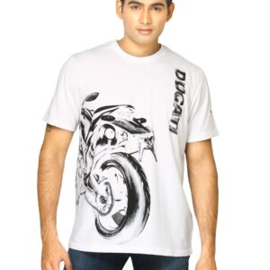 Puma Men Ducati Graphic White Tshirts