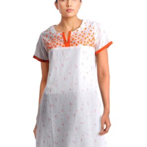 Diva Women Printed White Kurta