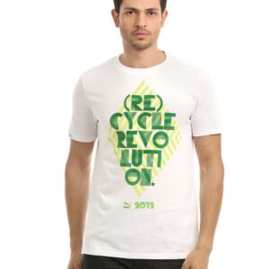 Puma Men White Lifestyle T-shirt