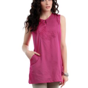 Myntra Women Pink Kurti