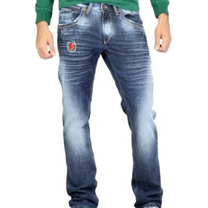 Spykar Men Washed Blue Jeans