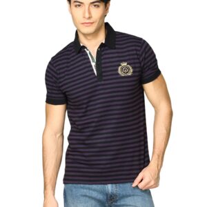 Indigo Nation Men Purple Polo Tshirts