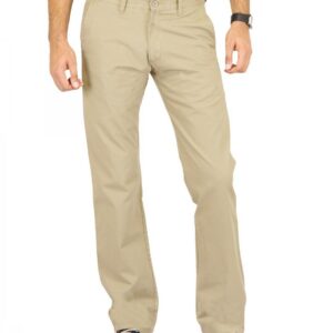 Highlander Men Classic Chinos Khaki Trousers