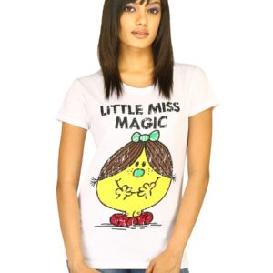 Little Miss Women Printed White T-shirt