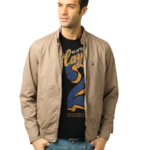 U.S. Polo Assn. Men Solid Lt.khaki Jacket