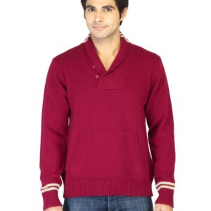 United Colors of Benetton Men Maroon Sweaters
