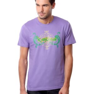 Myntra Men Karma Purple T-shirt