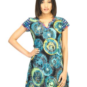 BIBA Women Printed Black Kurta