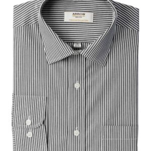 Arrow Men Stripes Black Shirts