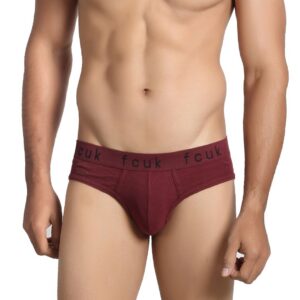 FCUK Underwear Men Burgundy Brief