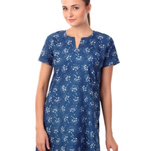 Fabindia Women Printed Blue Kurtis