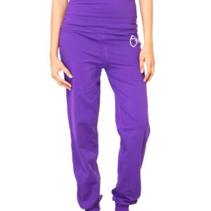 Urban Yoga Women Solid Purple Track Pants