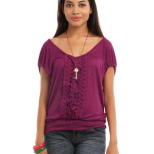 Vero Moda Women Magenta Top