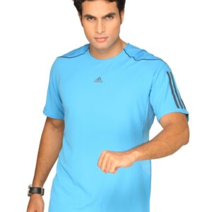 ADIDAS Men Blue T-shirt