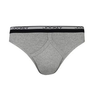 Jockey MC Men Grey Melange Y Front Briefs 8003