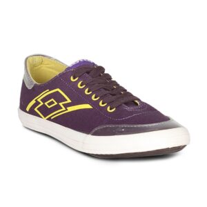 Lotto Unisex Canvas Purple Yellow Shoe