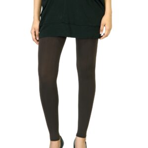 Femella Women Dark Brown Skinny Leggings